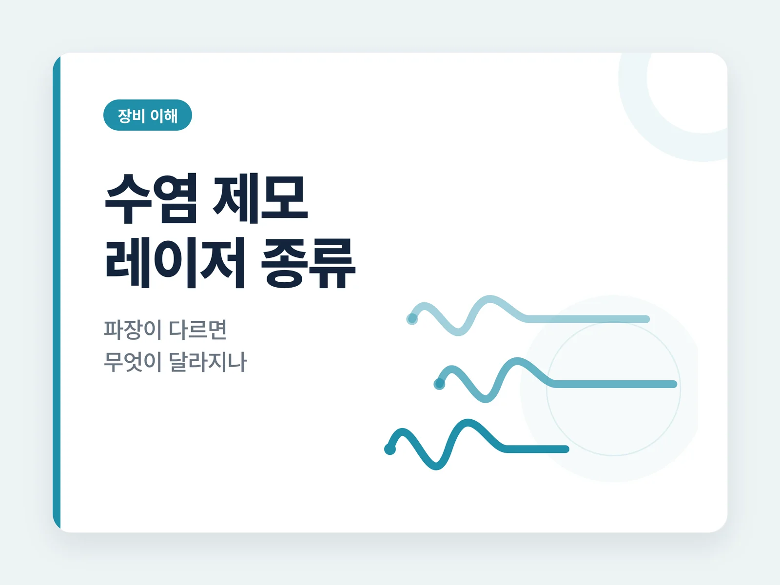 수염 제모 레이저 종류 파장 비교 썸네일